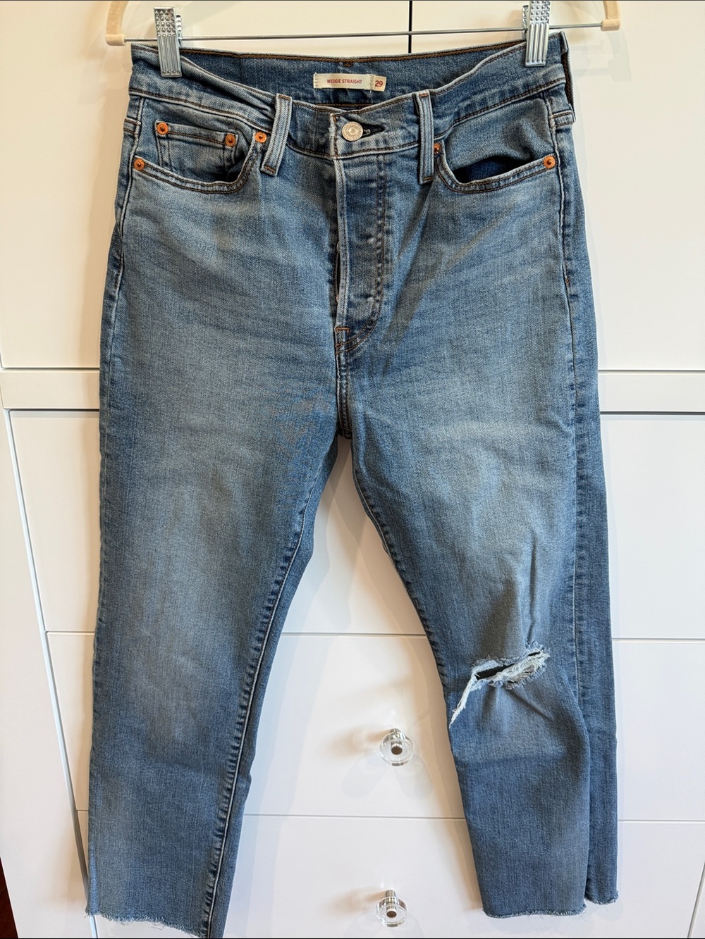 Levi's Women's Light Blue Straight Leg Jeans